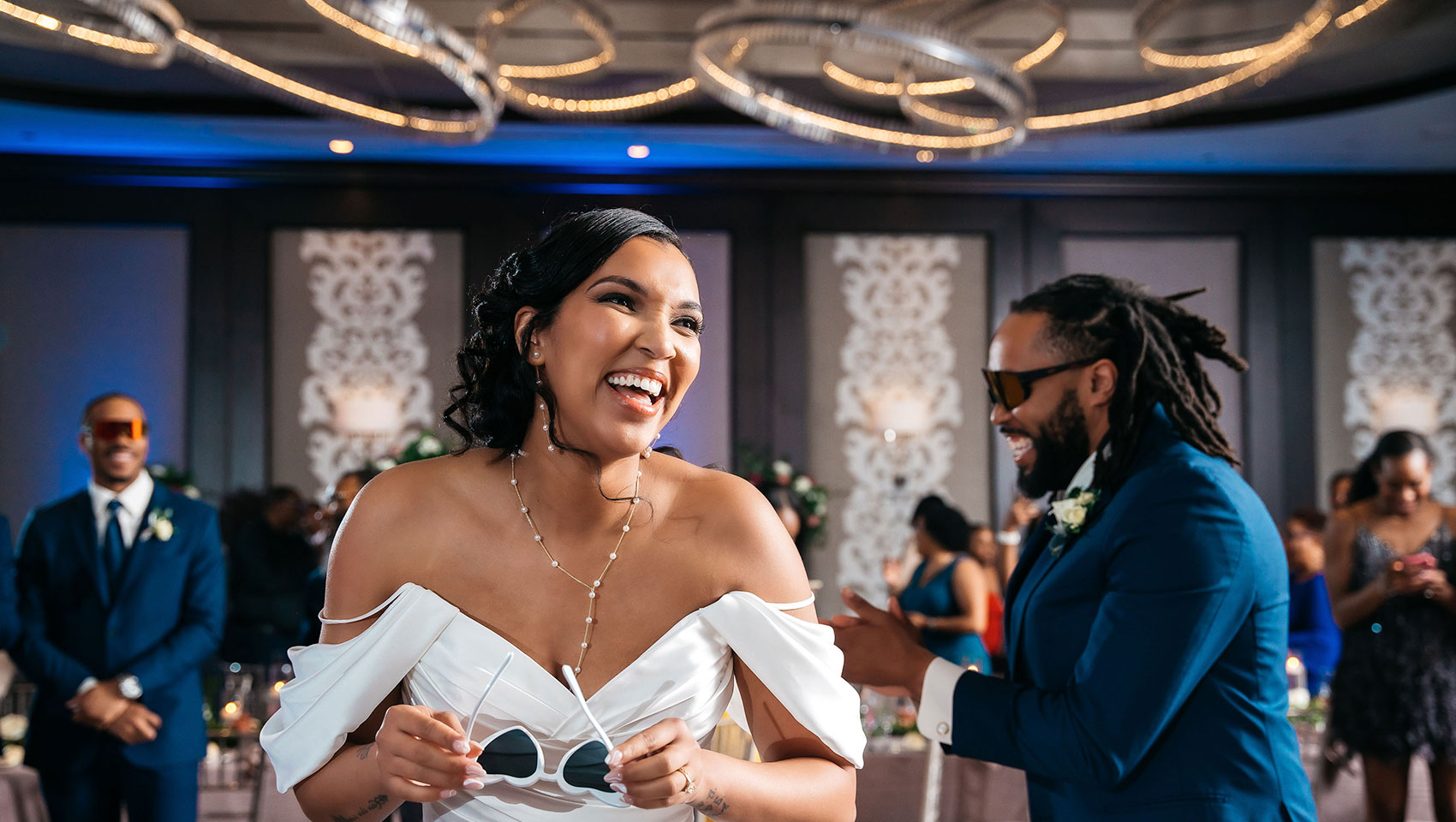 Bride and Groom on the dance floor