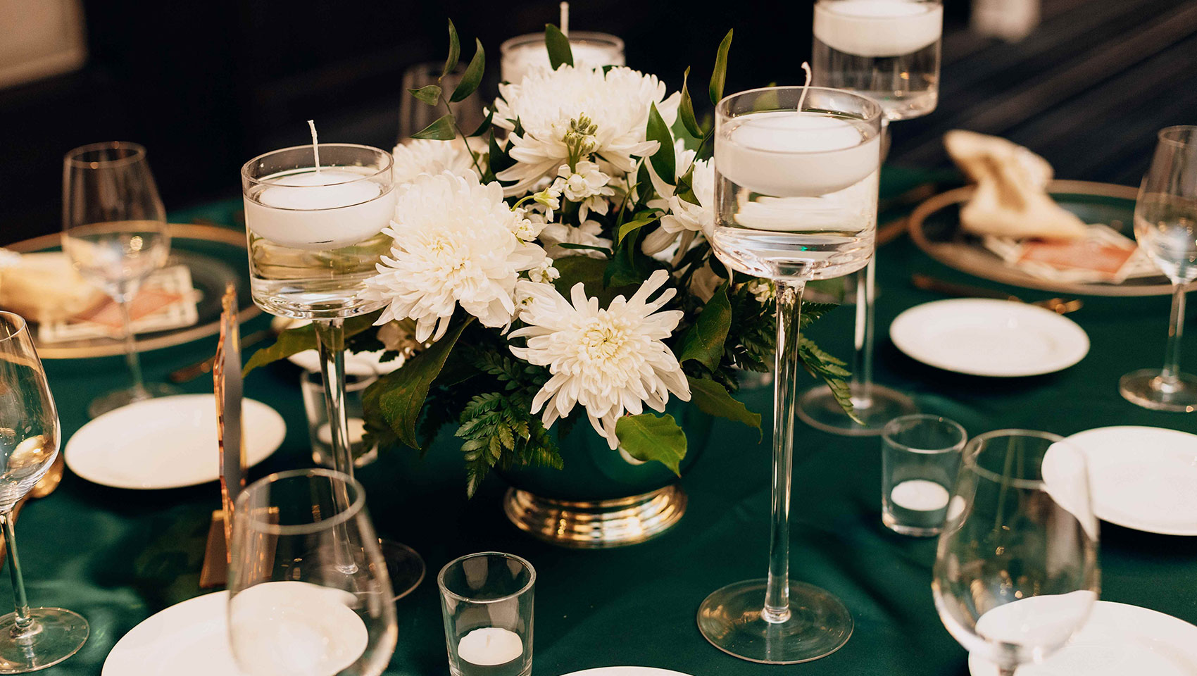 Reception Table Setting