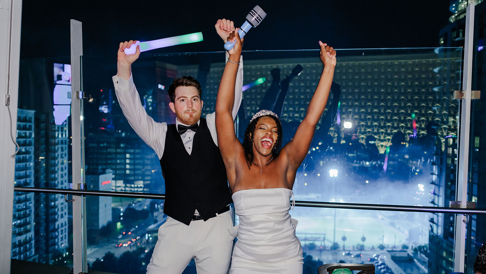 Wedding celebration at Kimpton Tryon Park Hotel in Charlotte, NC