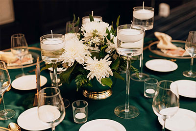 Reception table plating