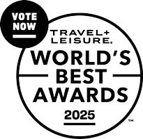 Travel + Leisure World's Best Awards 2025 badge - Vote Now