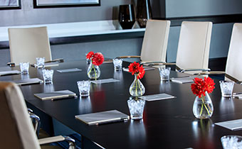 Meeting room table setup